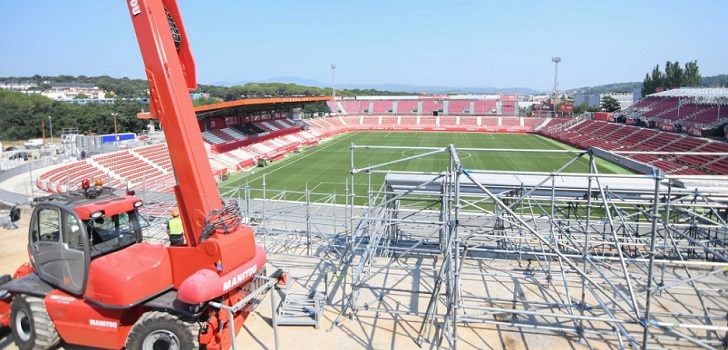 El Girona FC invierte 2,6 millones en la nueva fase de mejoras del estadio